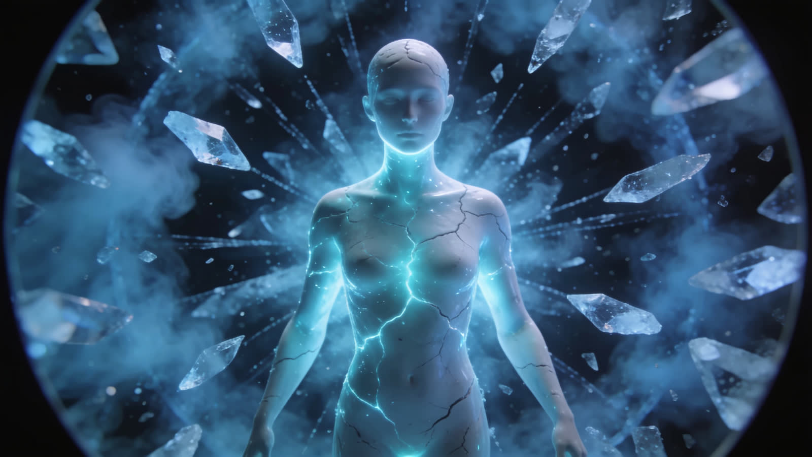 Glacier — גבישי קרח כחולים מתפוצצים מדמות חיוורת
